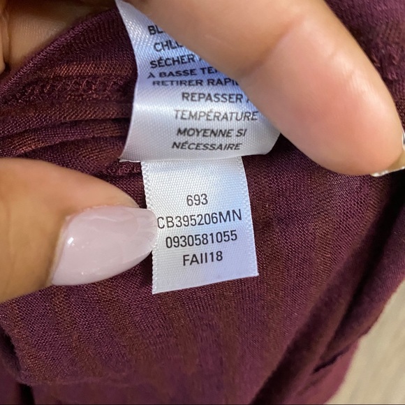 Nordstrom Calibrate Texture Stripe Long Sleeve Tee - Picture 7 of 7